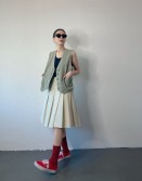 Beige Causal Waistcoat #250231